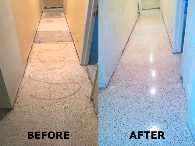 Commercial floor coating