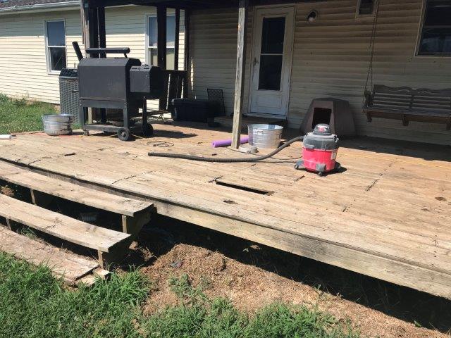Deck renovation