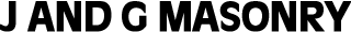 J and G Masonry-Logo