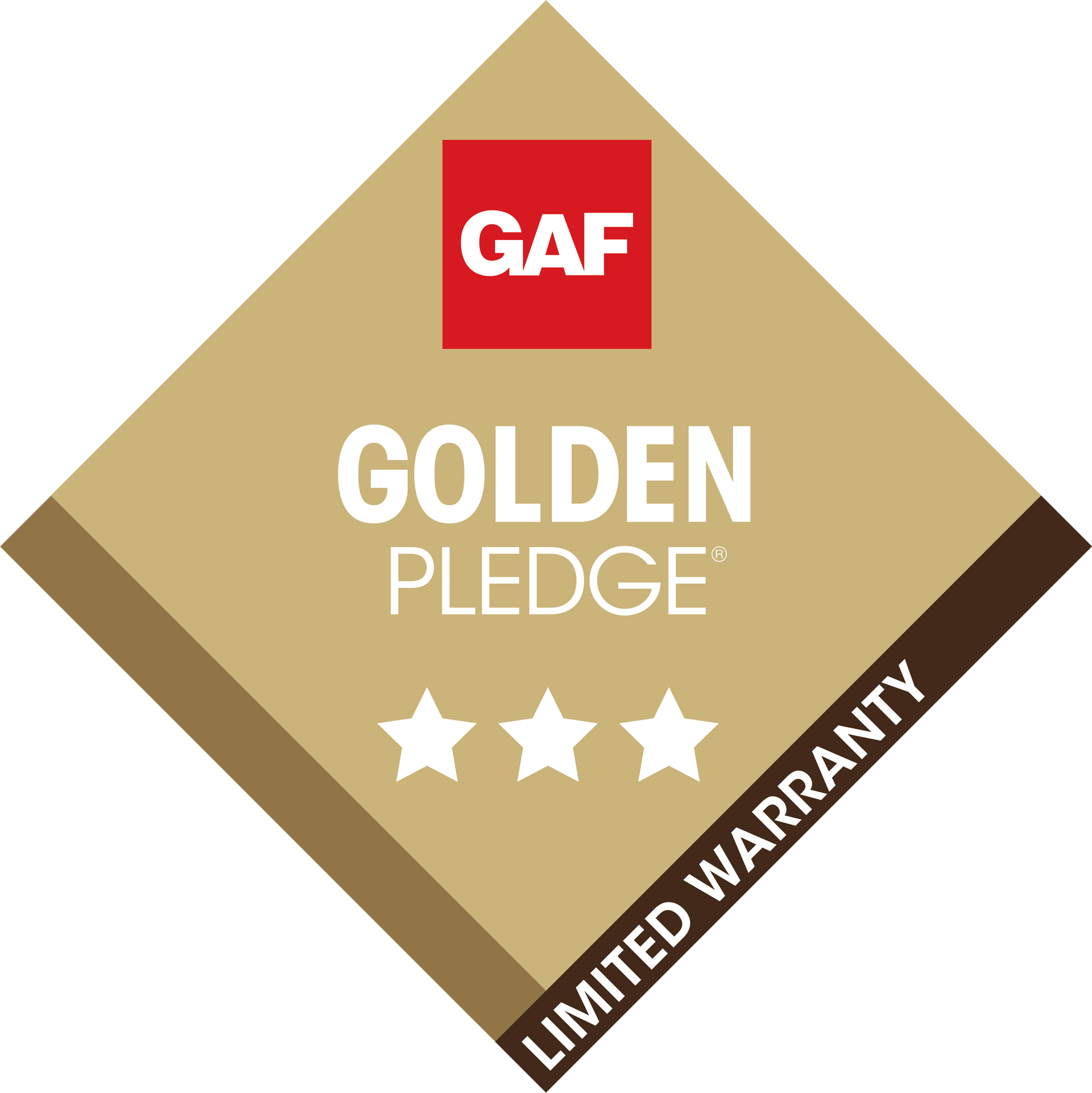 GAF Golden Pledge Logo