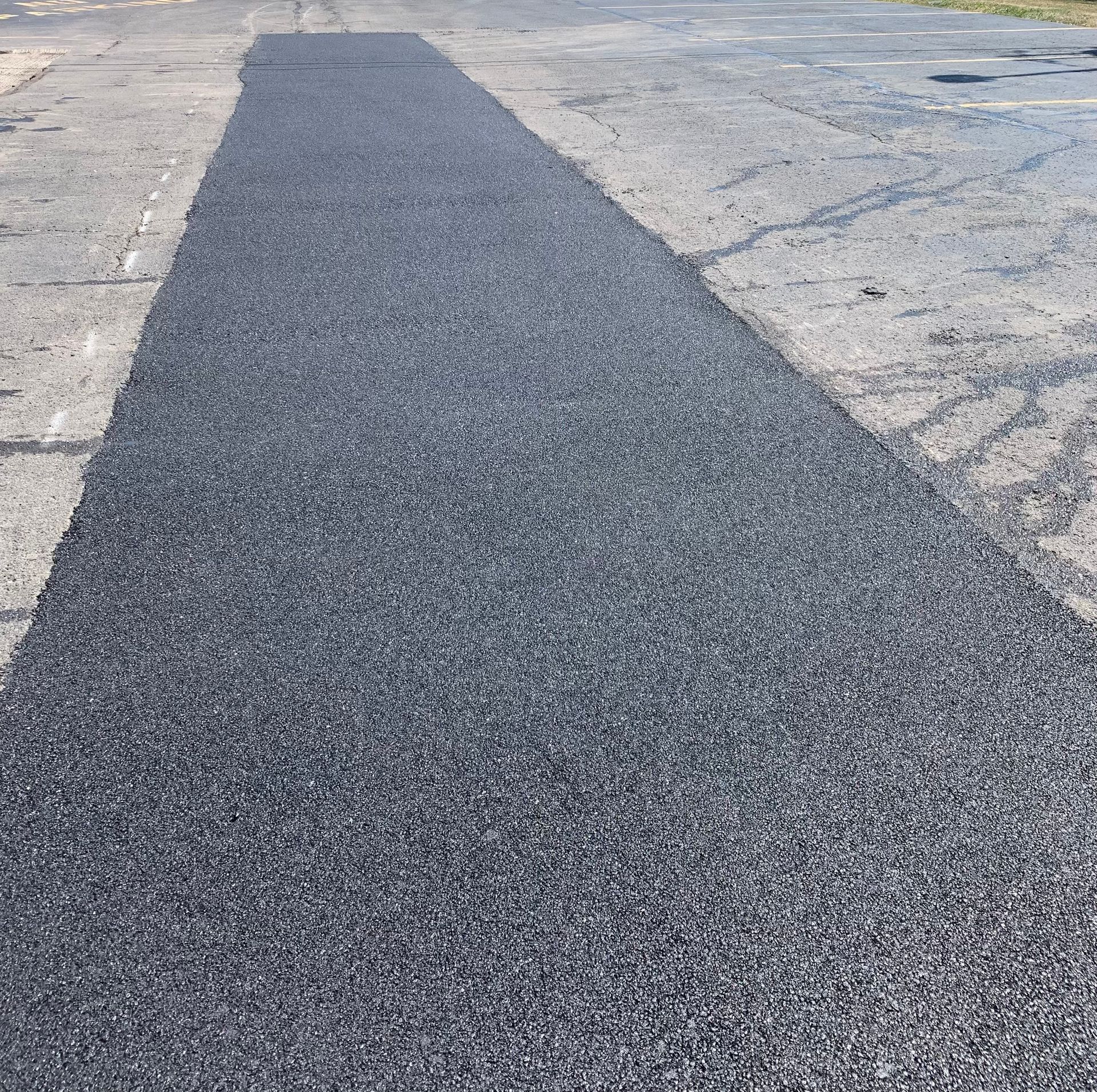 a black asphalt road 
