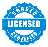 Licensed bonded and certified