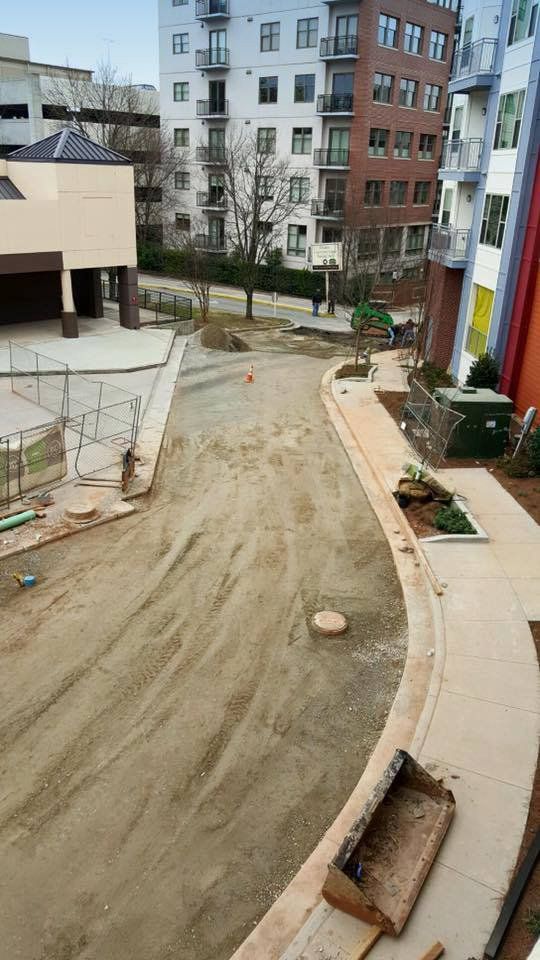 Paving Service Work in Progress