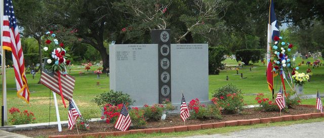 Live Oak Memorial Park Veterans Memorial Beaumont TX