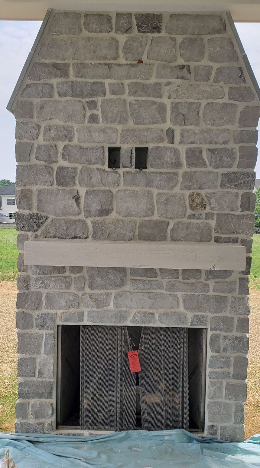 Masonry service on fire place