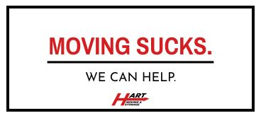 Hart Moving & Storage tagline logo