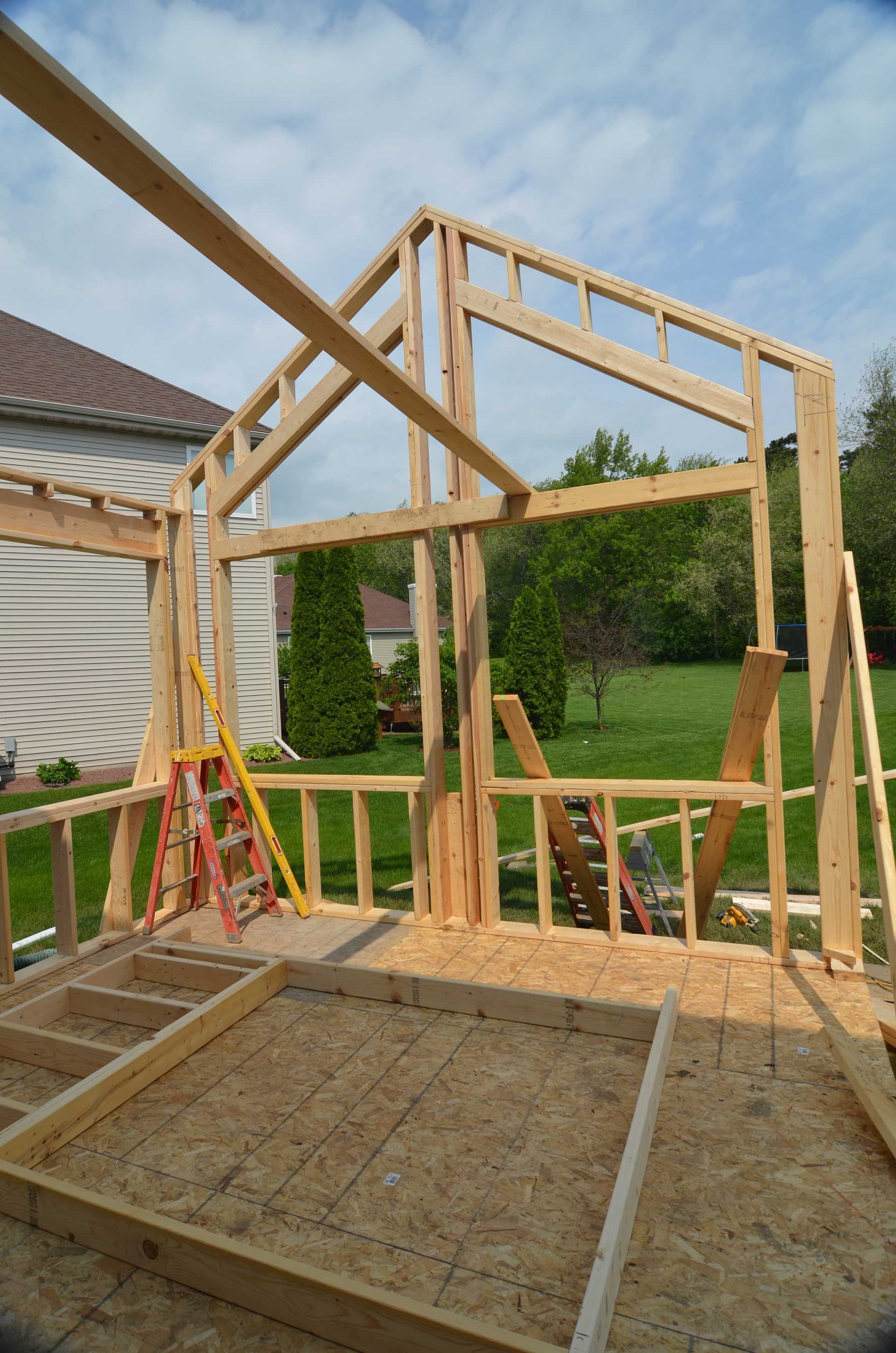 New room wall framing