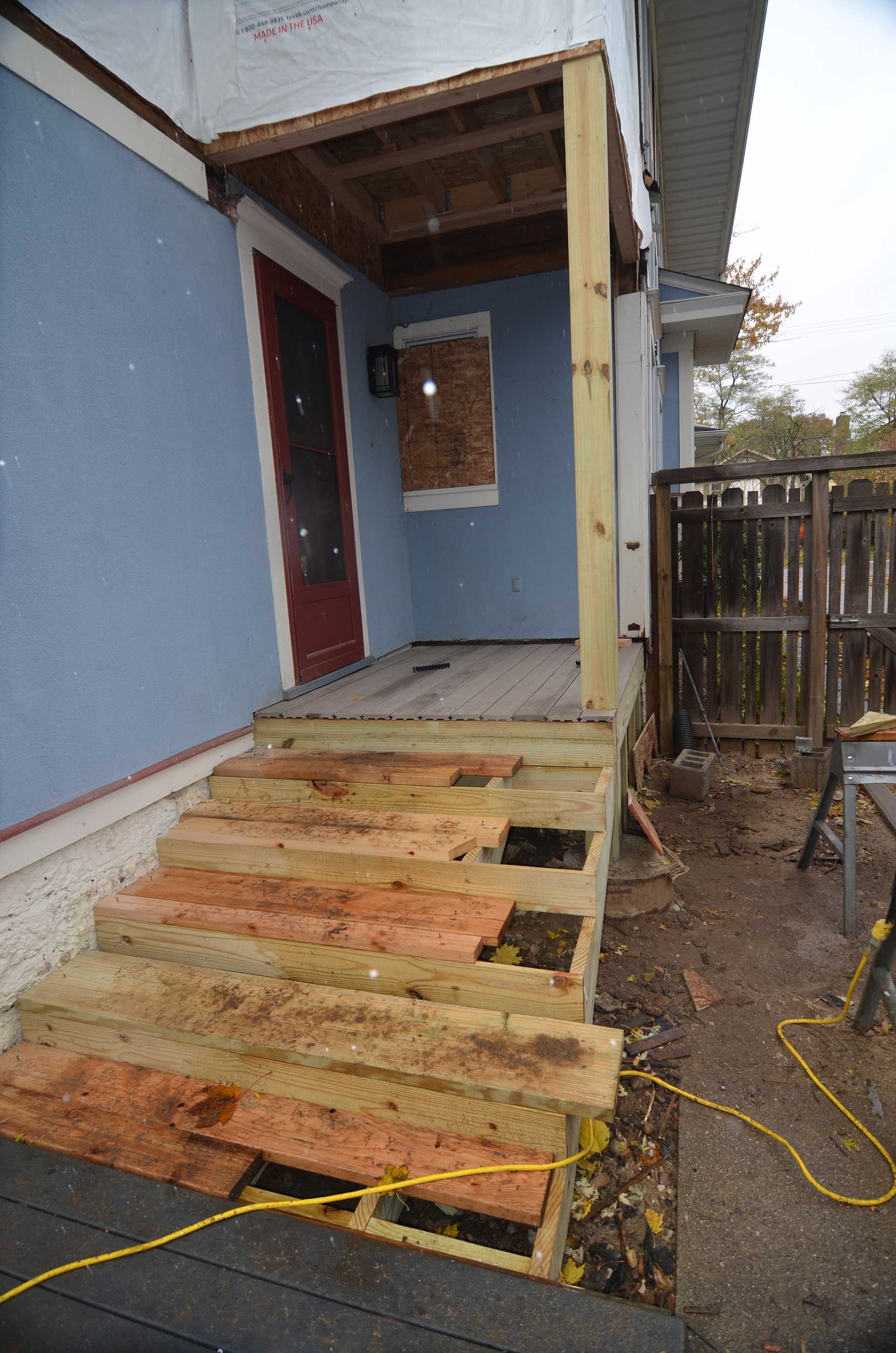 Installing new stairs