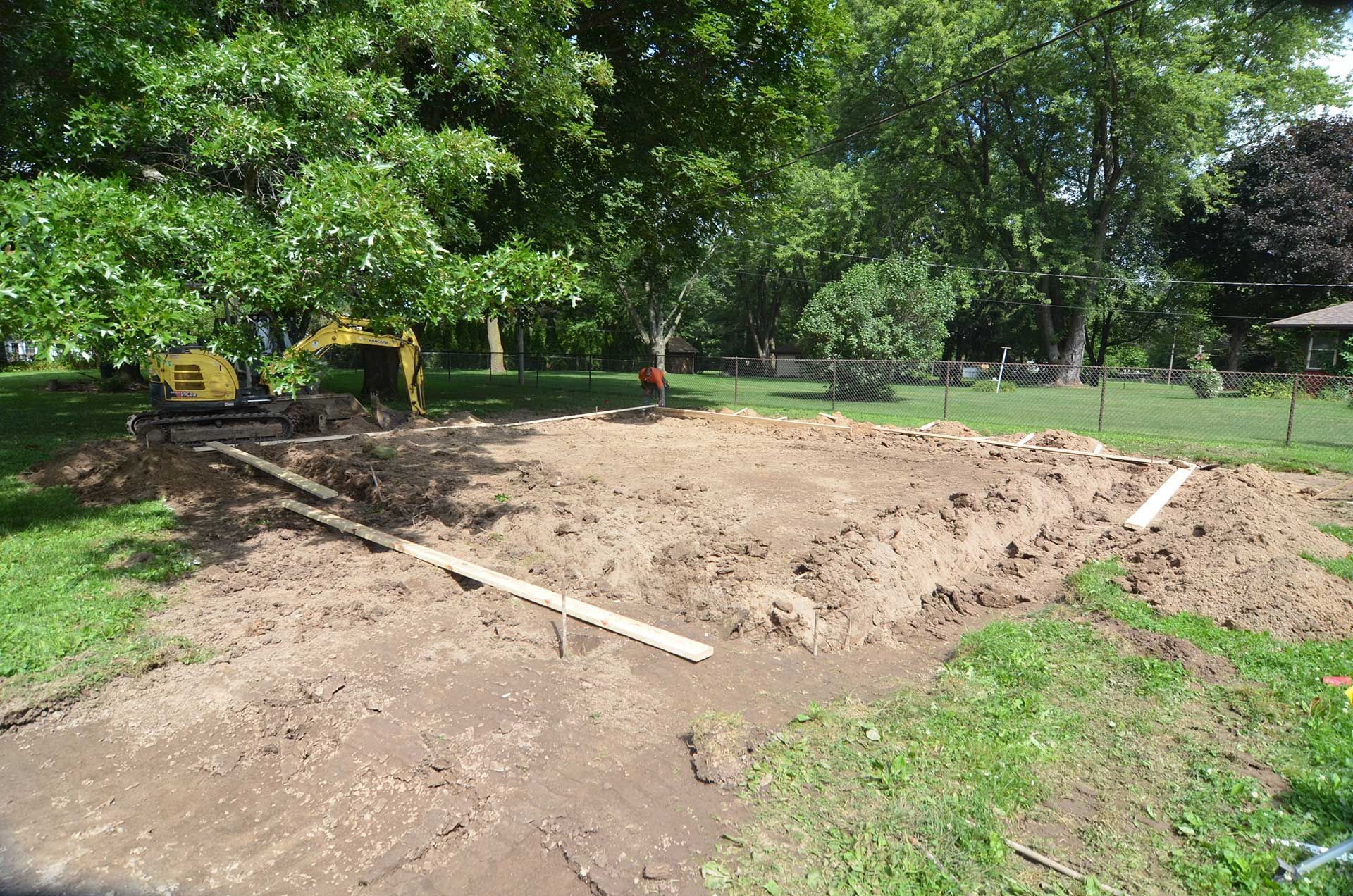 Topsoil removal