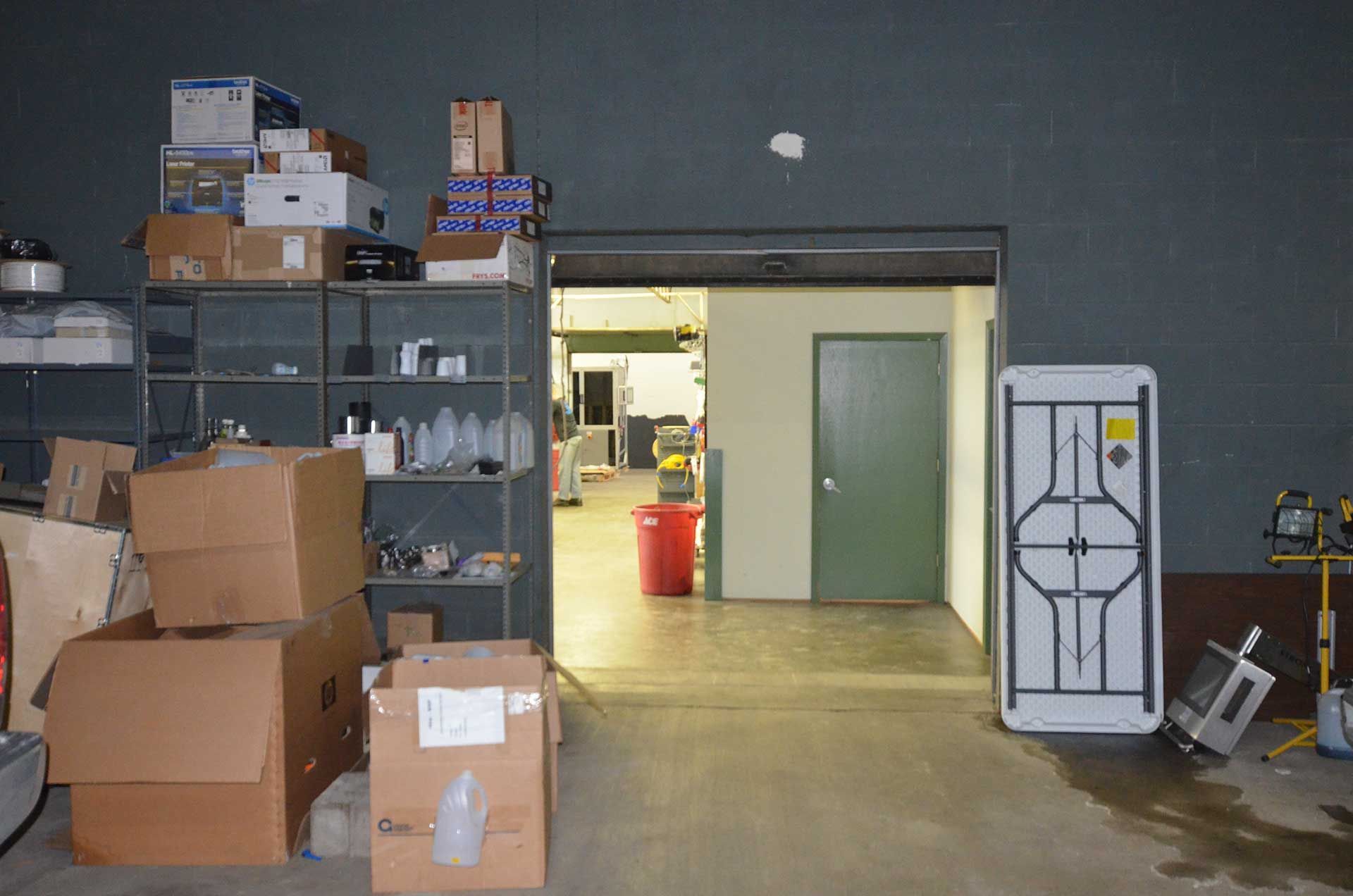 Wall before construction