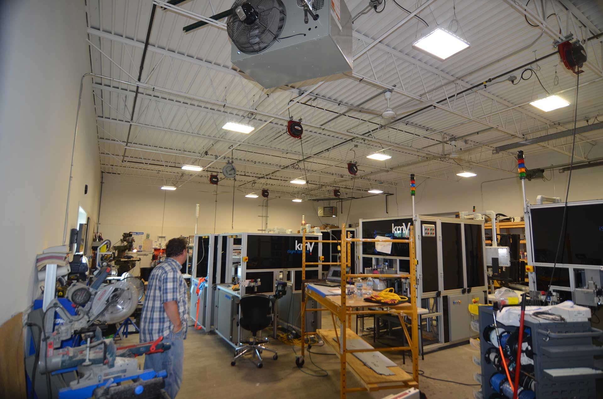 Room with kmV's iSight systems