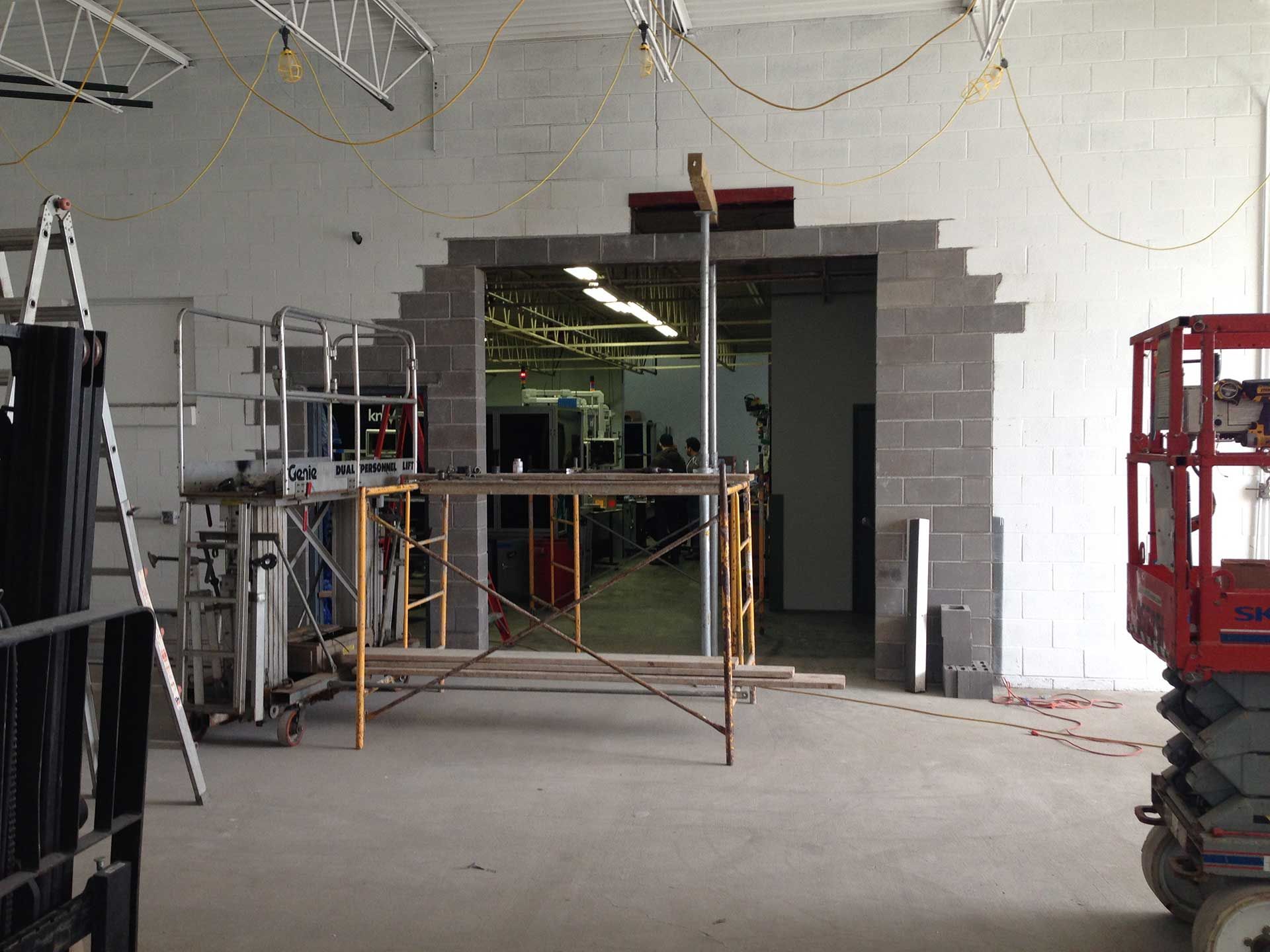 Completed new entrance