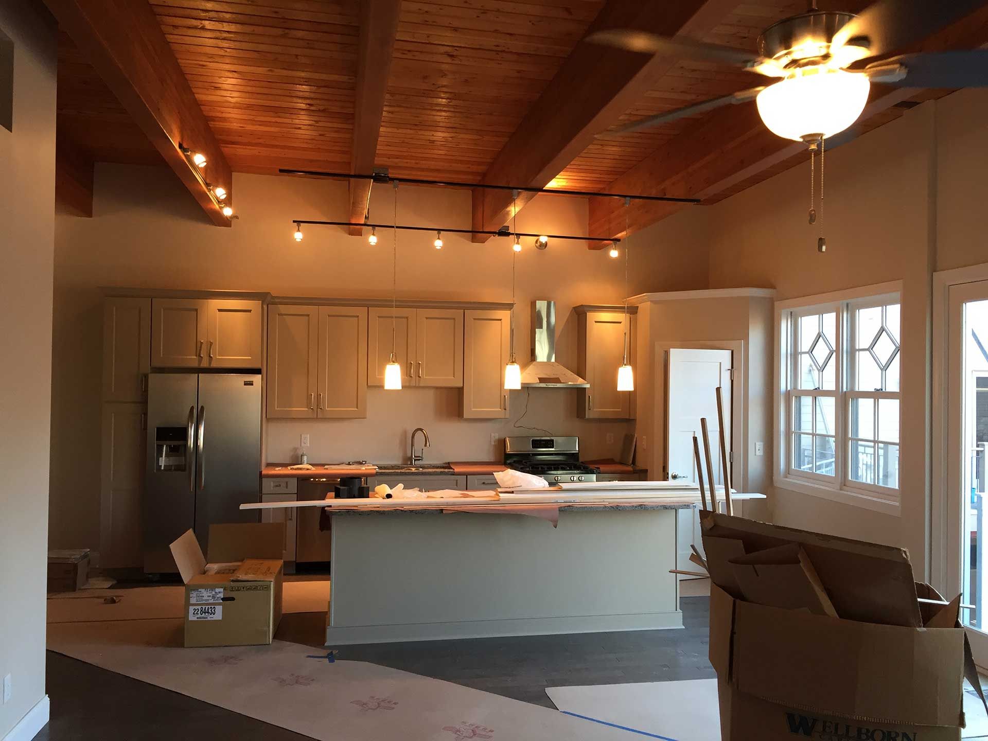 Installation of new kitchen appliances