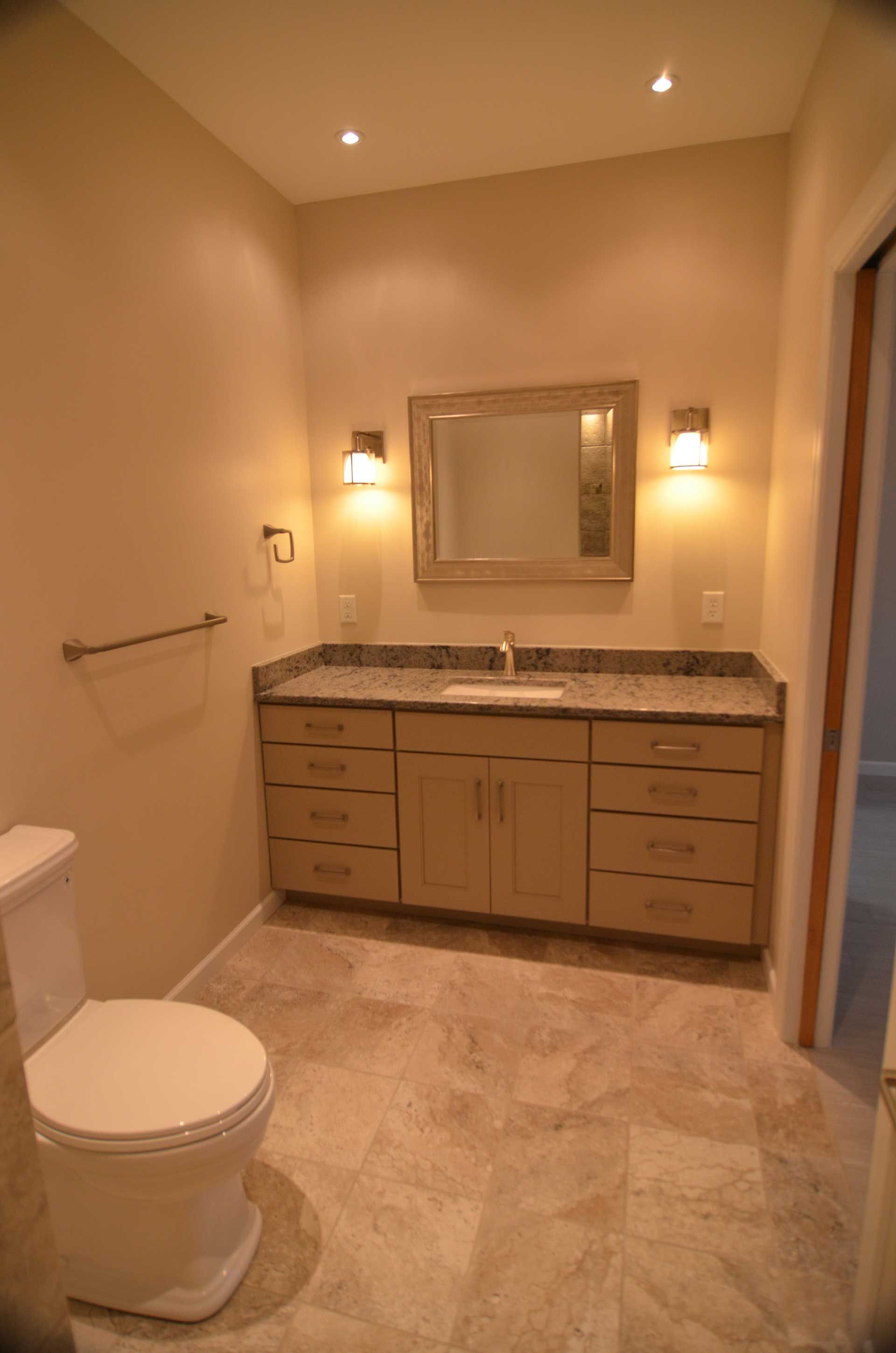 Bathroom cabinet and mirror