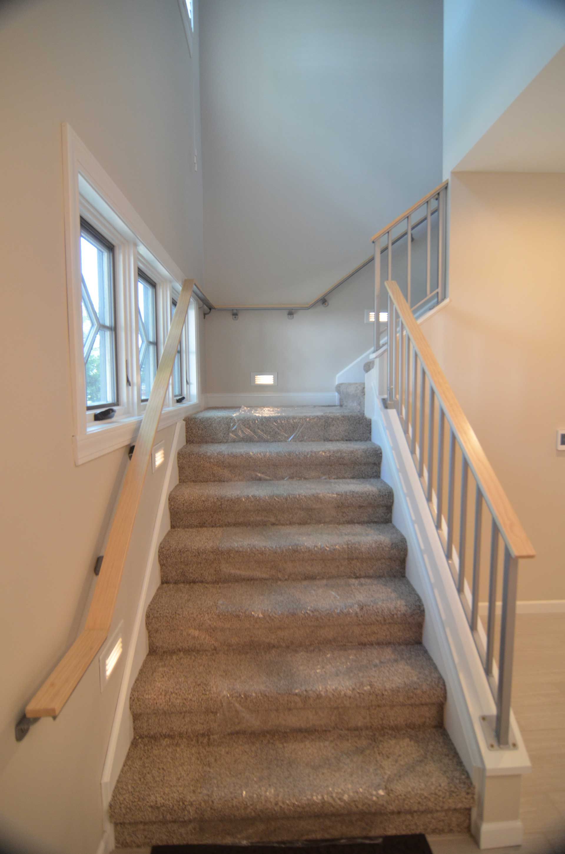 Stairs with carpet