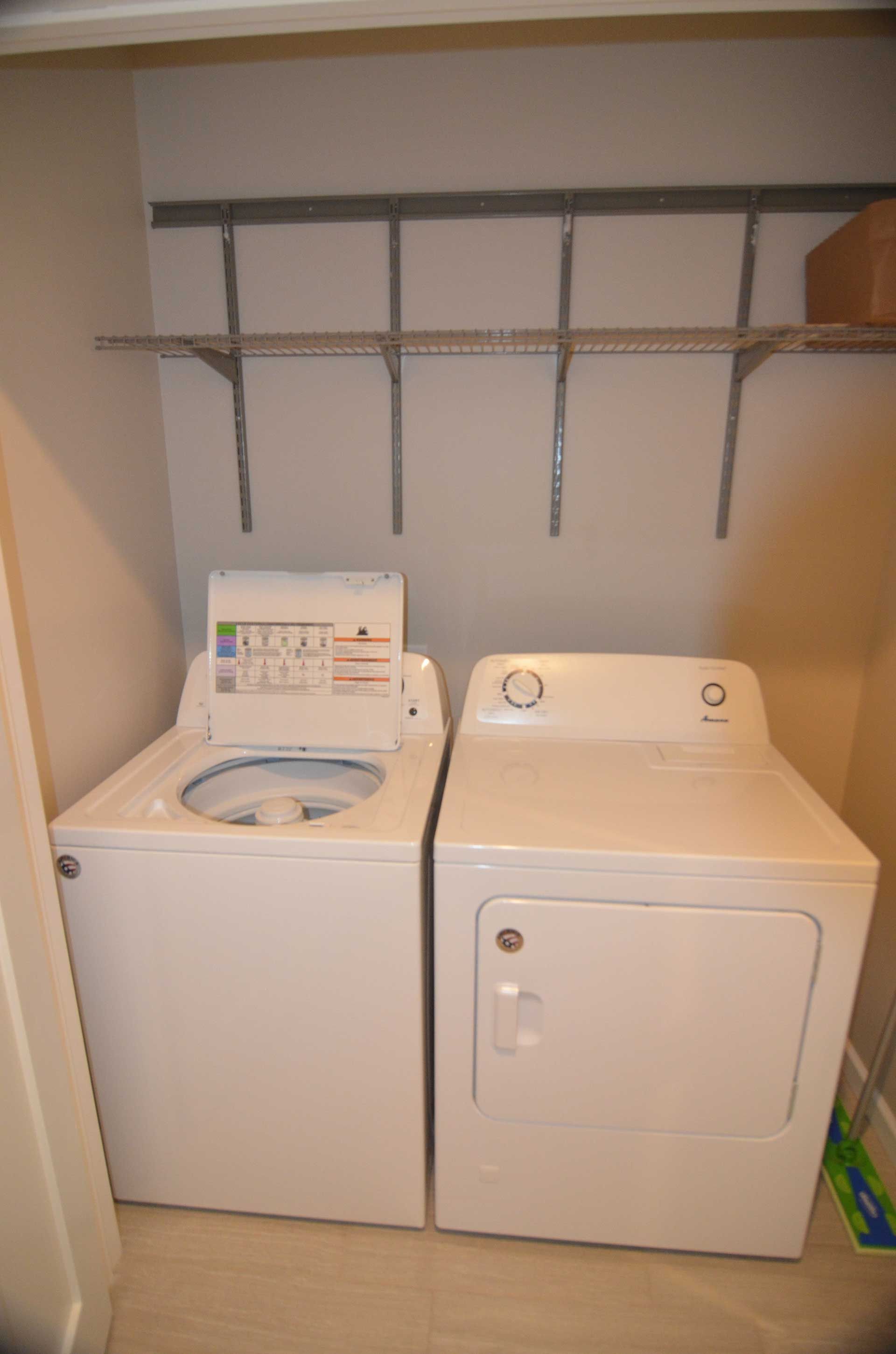 Laundry area