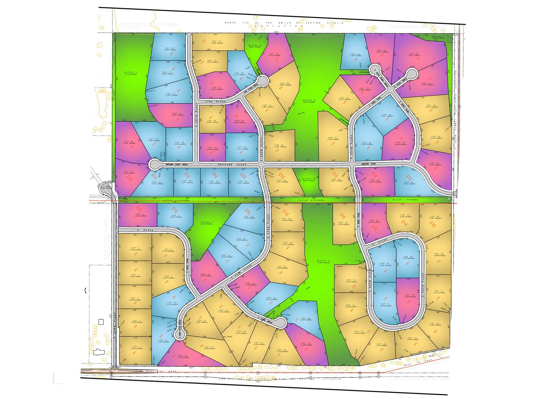 A map of legend trails