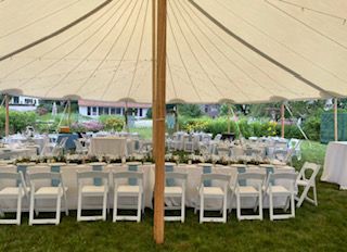 tent for a wedding