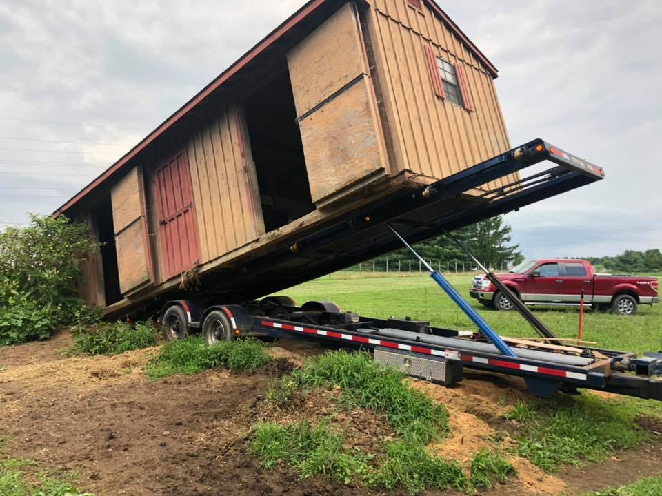 Shed moving