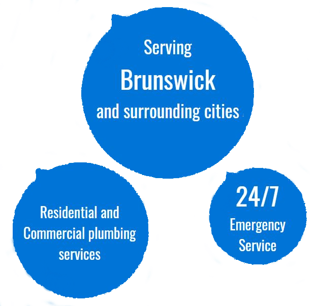 Serving Brunswick and surrounding areas, 24/7 emergency service, Residential and Commercial plumbing services