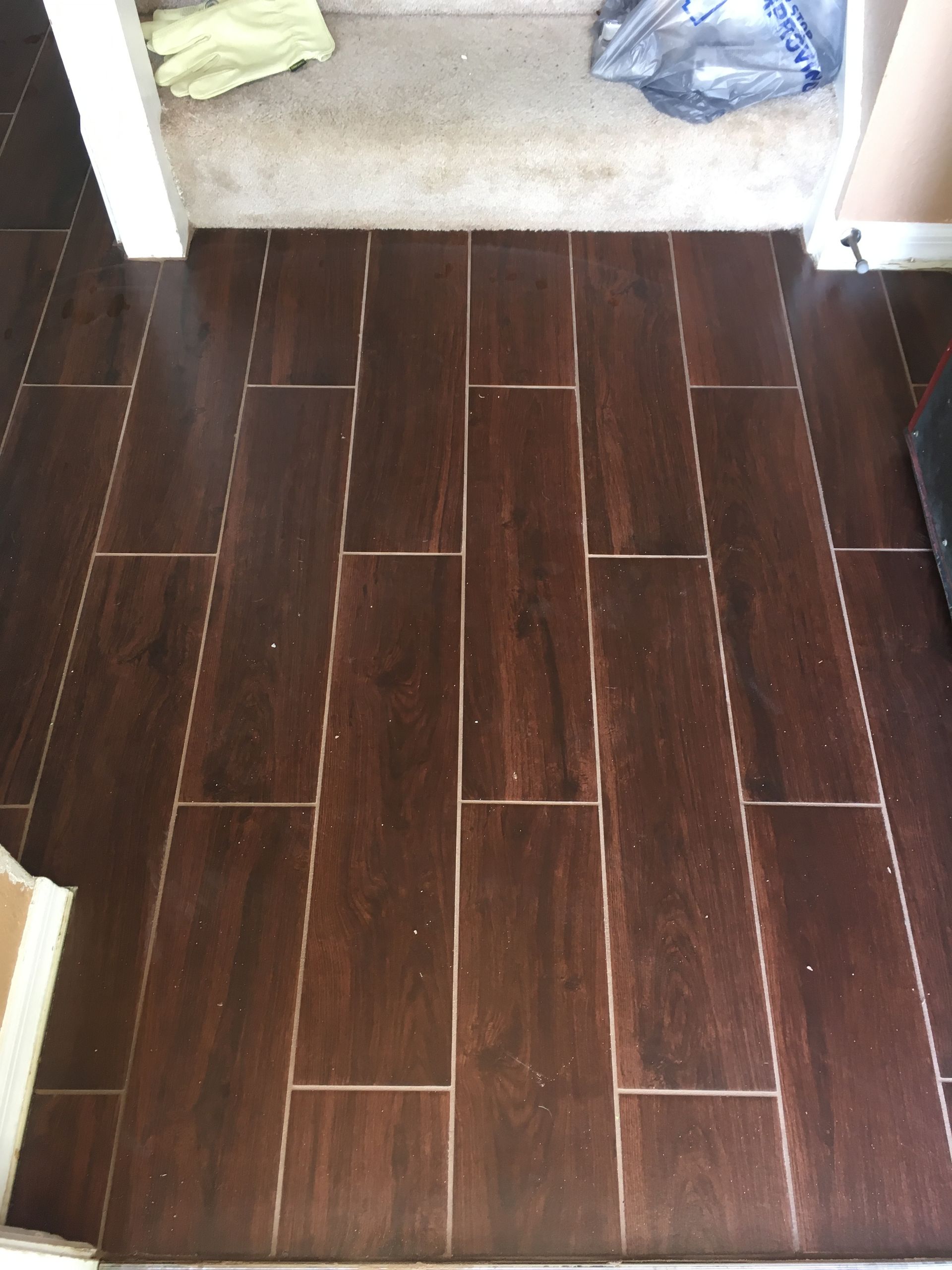 Laminated floor