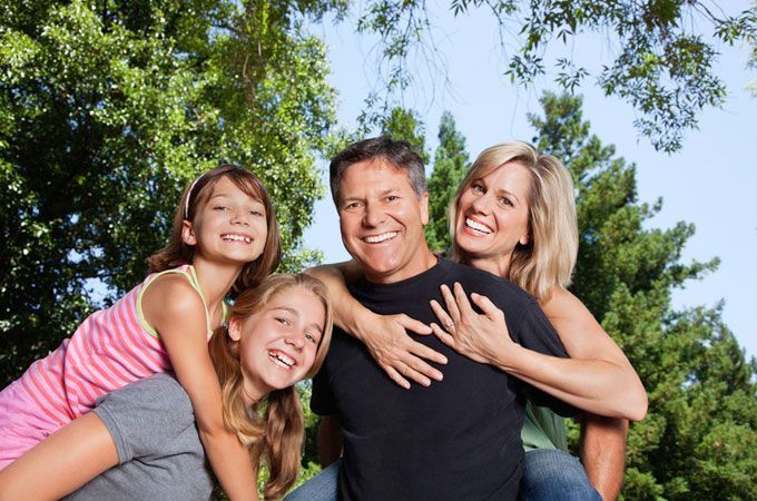 Family with great smile