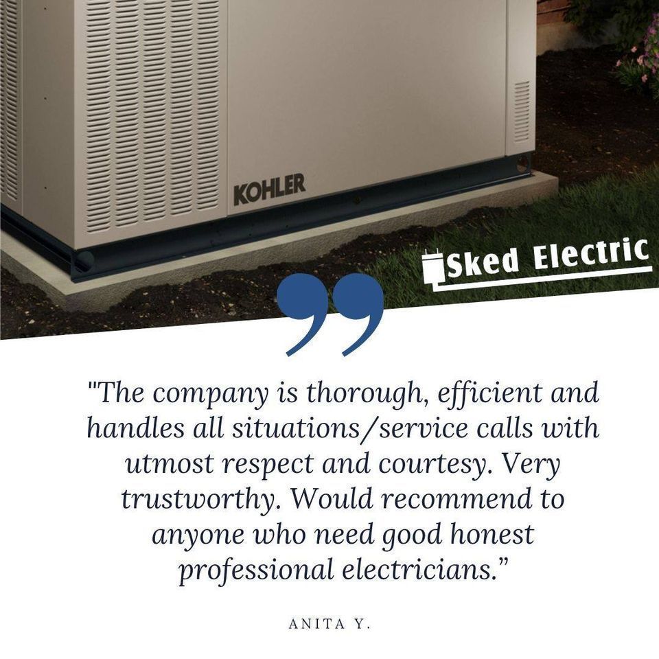 appreciation for Sked Electric, LLC