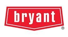 Bryant logo in white text on a red shield-shaped background