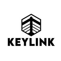 Black KEYLINK logo with a hexagonal line icon above the wordmark.