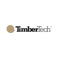 TimberTech logo with brown spiral icon and black text on a white background