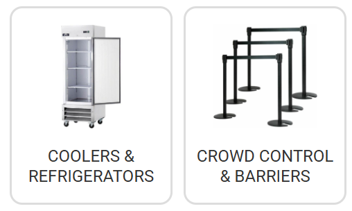 Bar and back bar finish options shown in a grid of product thumbnails and labels