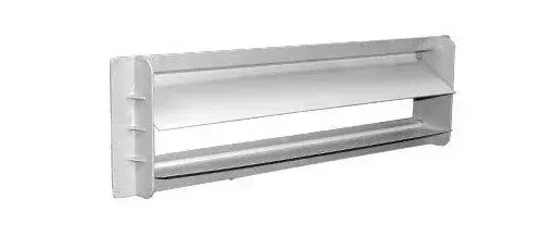 White wall-mounted paper towel dispenser with a metal towel bar on the front