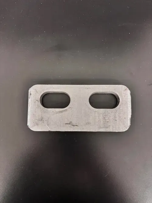 3/8” x 2 3/8” x 5 1/4” Bottom Mount Tab with slots