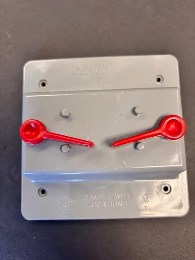 Waterproof Double Cover with Red Toggle