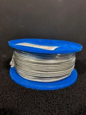3/32” Galvanized Cable per foot
