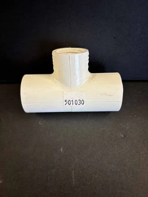 PVC Tee 3/4” Slip x 1/2” FPT
