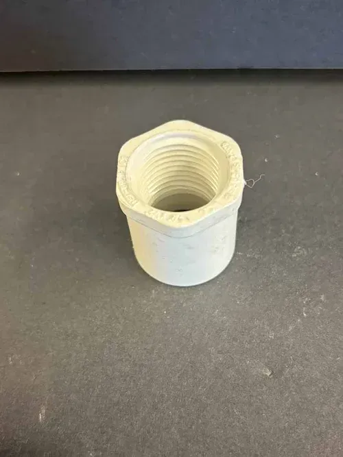 PVC Bushing 3/4” Slip x 1/2” FPT