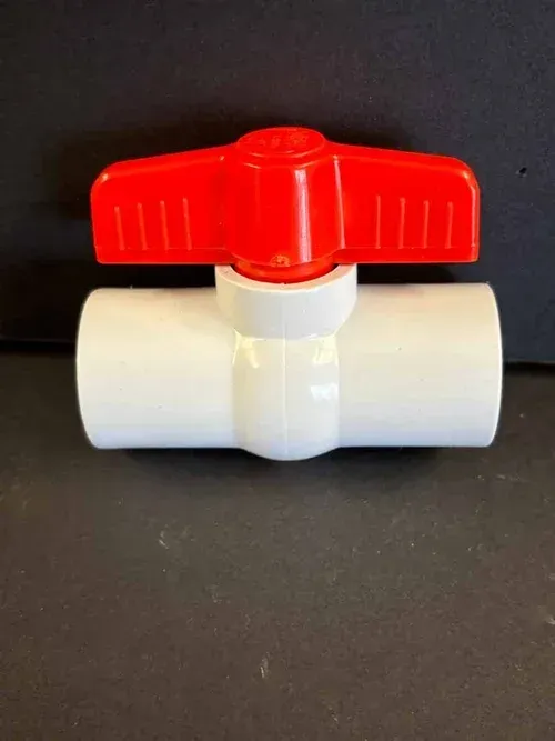 1/2” PVC Ball Valve (Threaded)