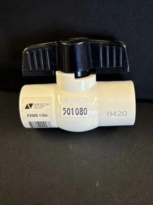 1/2” PVC Ball Valve (Glued)