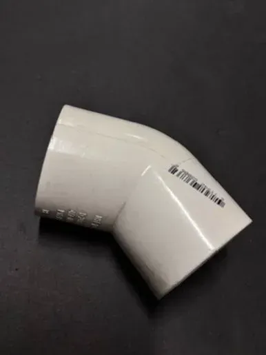1 1/2” PVC 45deg Elbow SXS
