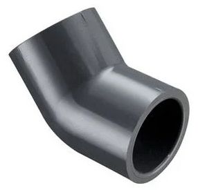 1” PVC80 45 Elbow Slip
