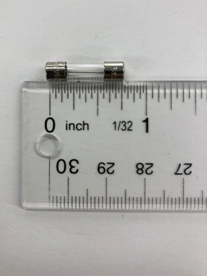 15AMP Glass Quick Acting Fuse