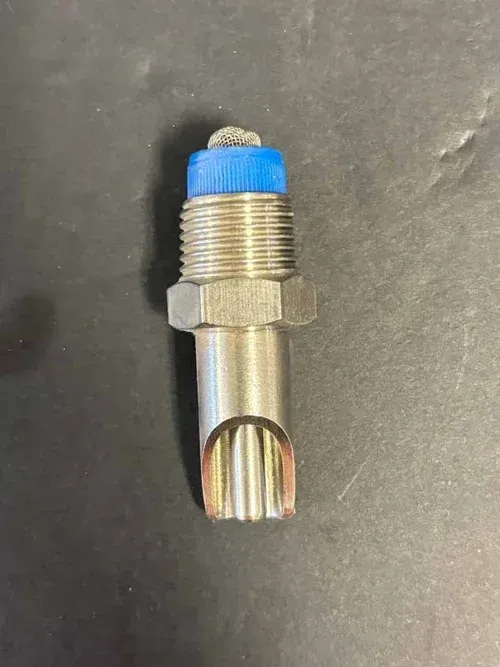 SS 1/2” x 3/8” Bite Piglet Nipple with SS Spring
