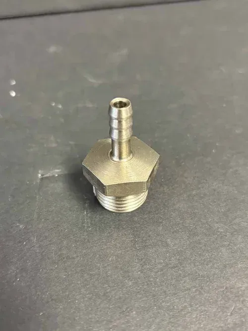 SS 1/2” MPT x 1/4” Barb
