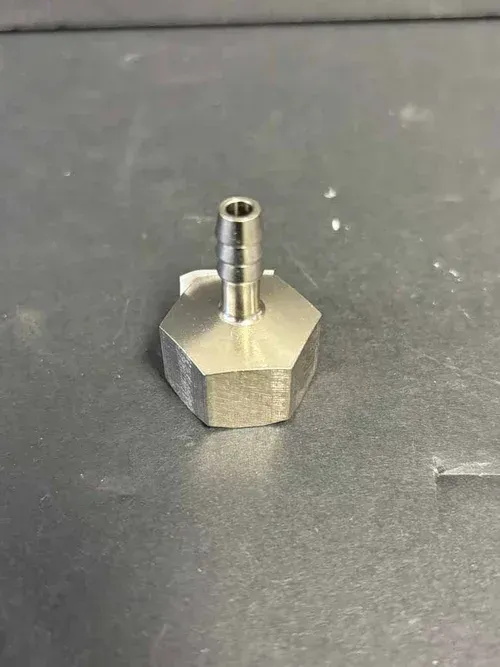 SS 1/2” FPT x 1/4” Barb