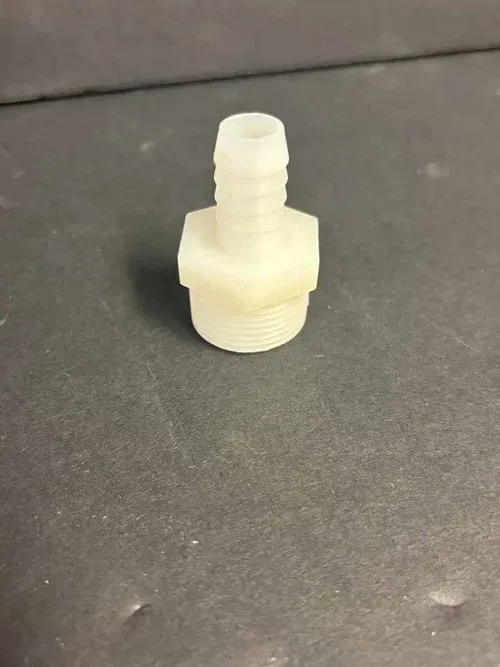Nylon 3/4” MPT x 1/2” HB
