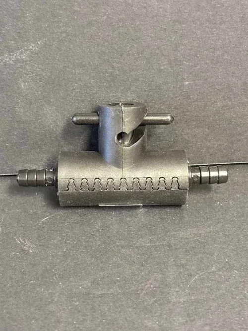 Shut-Off Inline Barrel with Barbs
