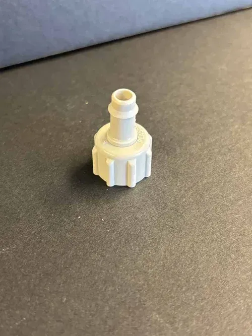 Plasson 1/4” Plastic Union (Single Barb)