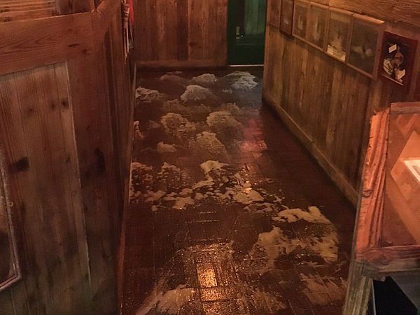 Hallway floor