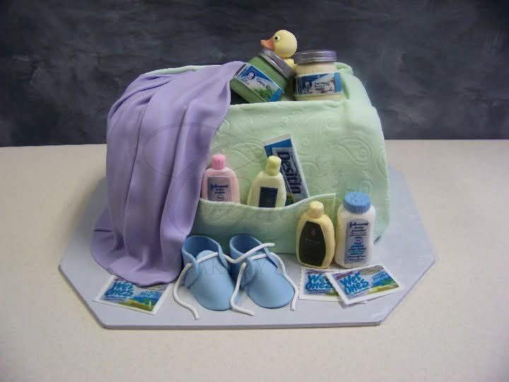 Baby shower cake design